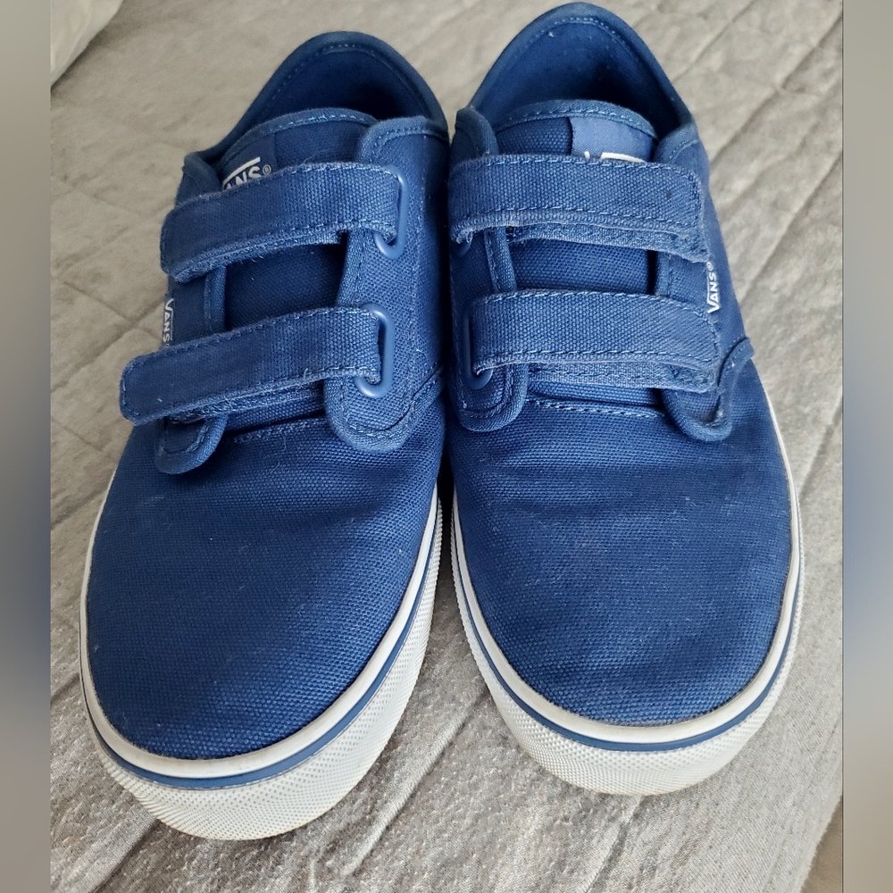 Vans Blue Velcro Sneakers for Casual Comfort